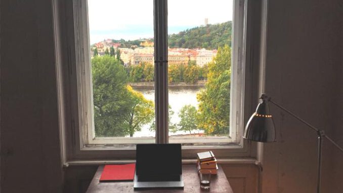 Grenzenlos-Stipendium in Prag - Blick aus dem Fenster