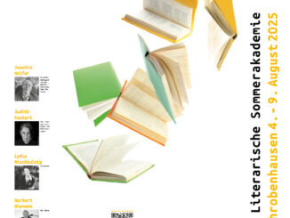 Plakat der Literarischen Sommerakademie Schrobenhausen 2025